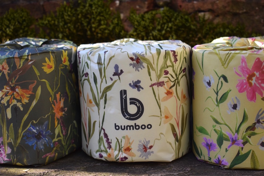 Bumboo loo rolls wildflower design